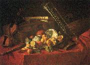 Cristoforo Munari Still-Life with Musical Instruments oil painting artist